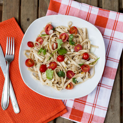 fettucine mediterraneo