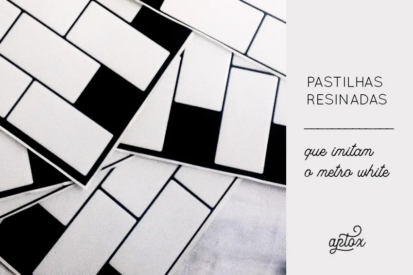 metro white pastilha resinada