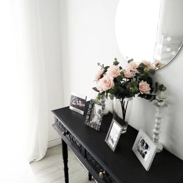 decoração rose menta e lilás