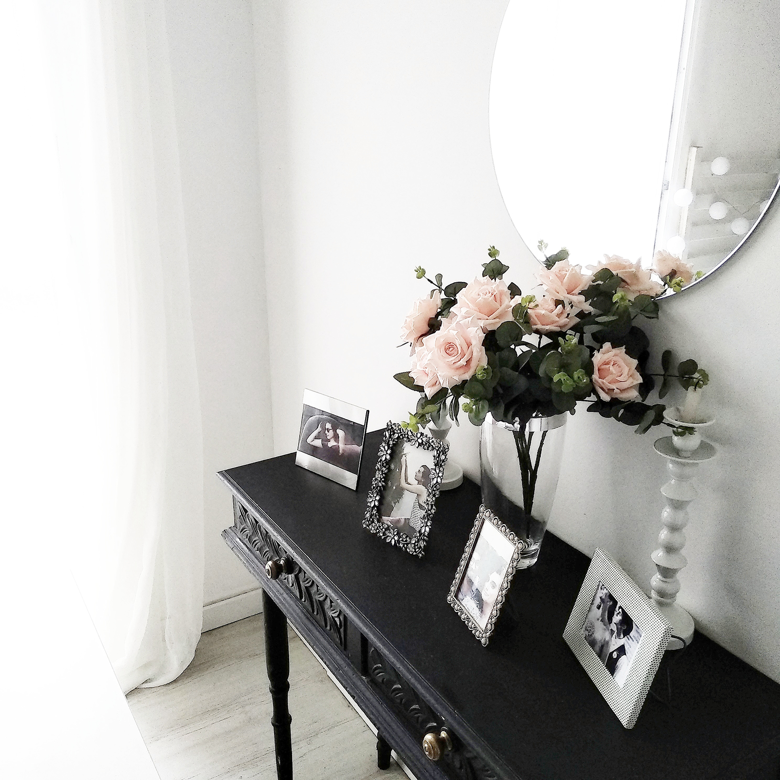 decoração rose menta e lilás