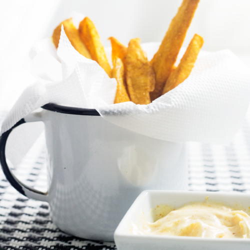 mandioquinha com especiarias