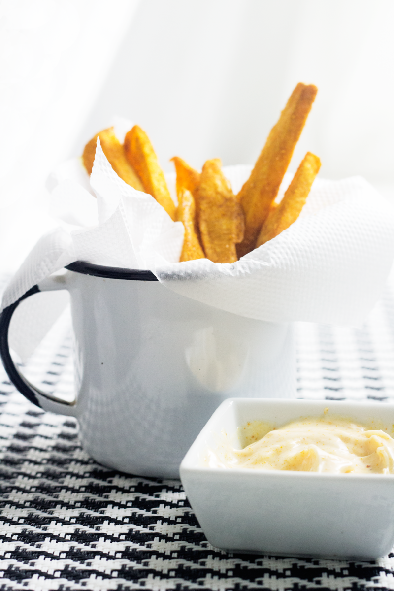 mandioquinha com especiarias