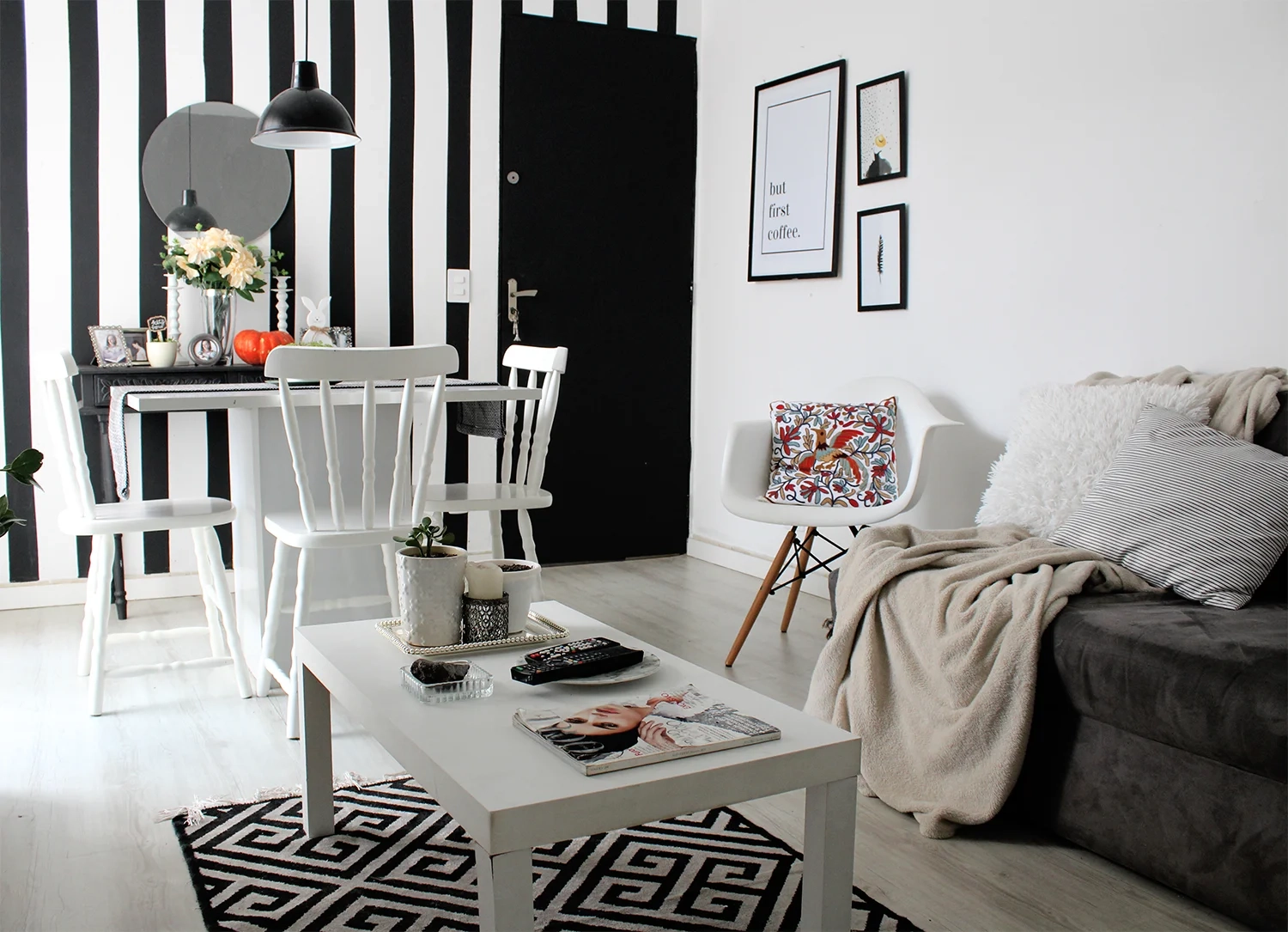 Uma decoração de outono aconchegante