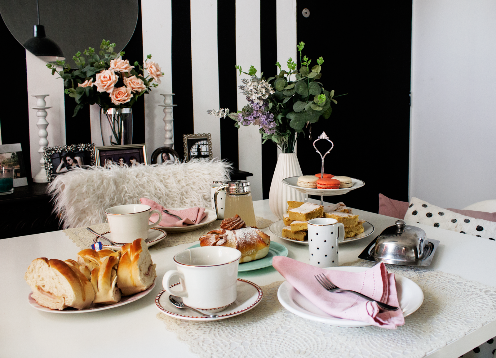 mesa posta de primavera