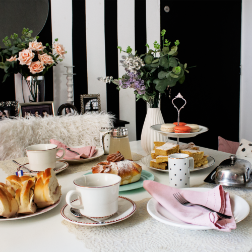 mesa posta de primavera