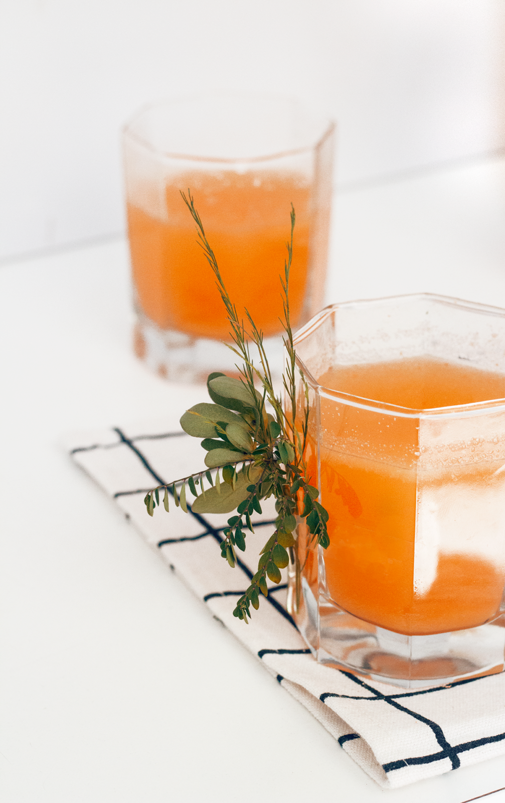 Suco vitaminado de outono