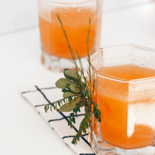 Suco vitaminado de outono