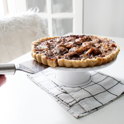 Torta de banana e canela