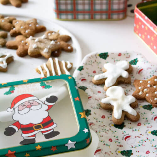 biscoitos de gengibre e especiarias sem glúten e sem leite