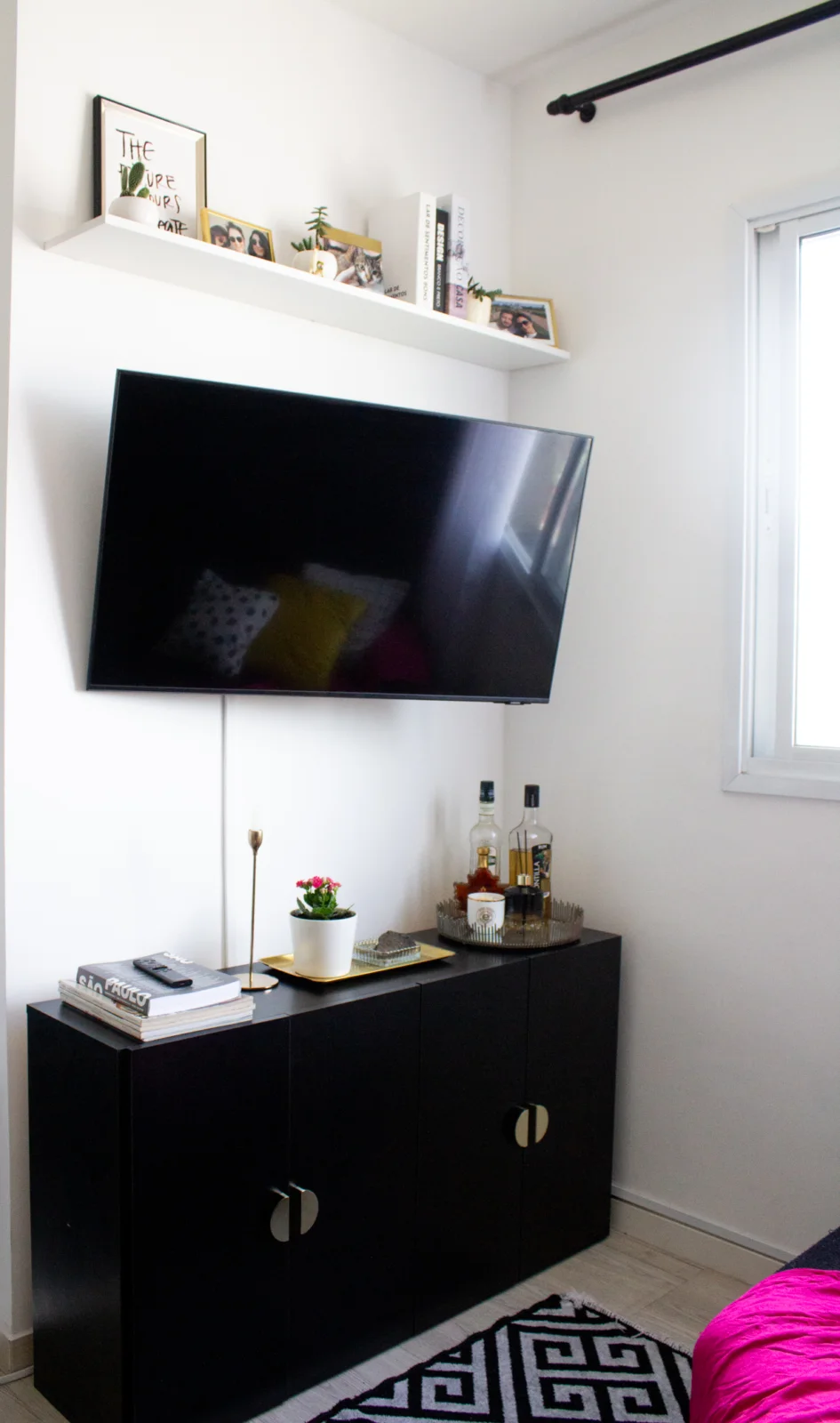 Uma decoração com cores vibrantes de verão
