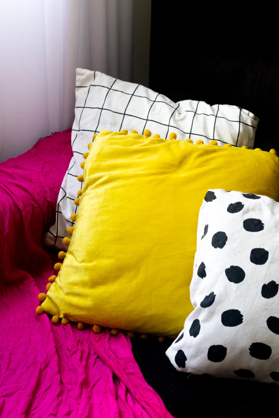Uma decoração com cores vibrantes de verão
