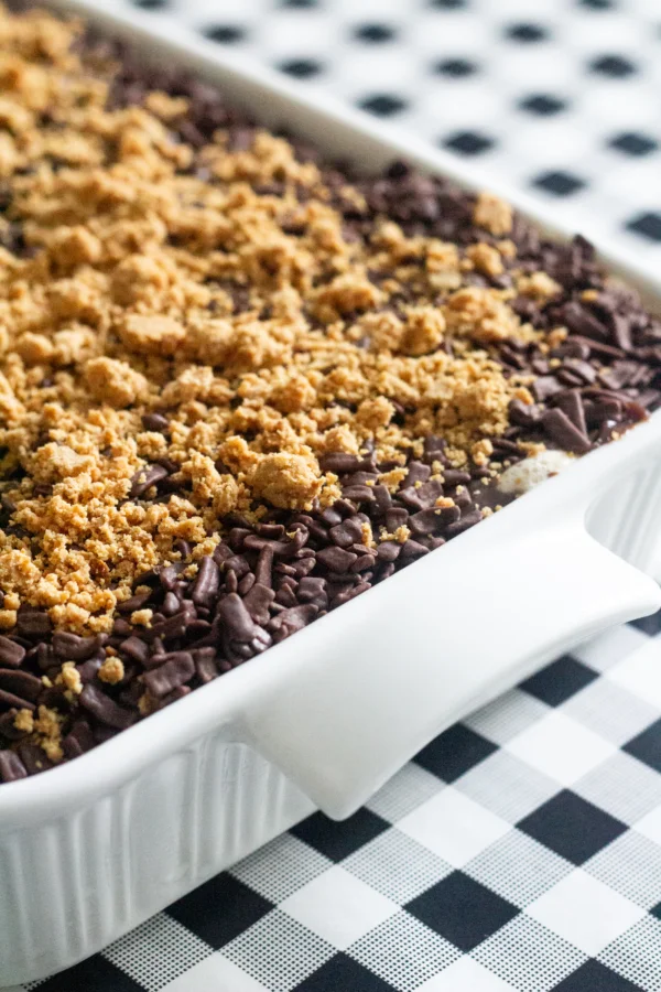 Pavê de Brigadeiro com Paçoca