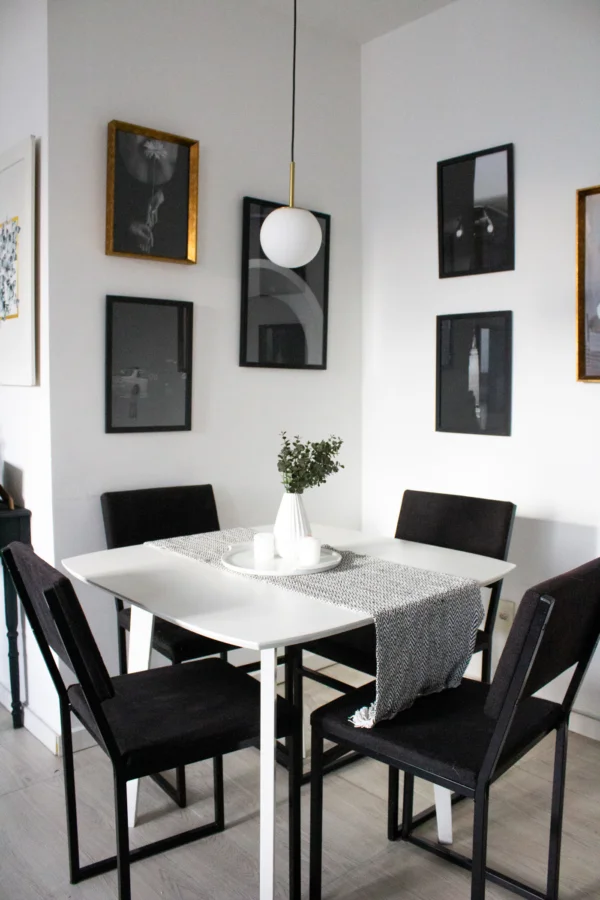Uma sala de jantar cheia de personalidade
