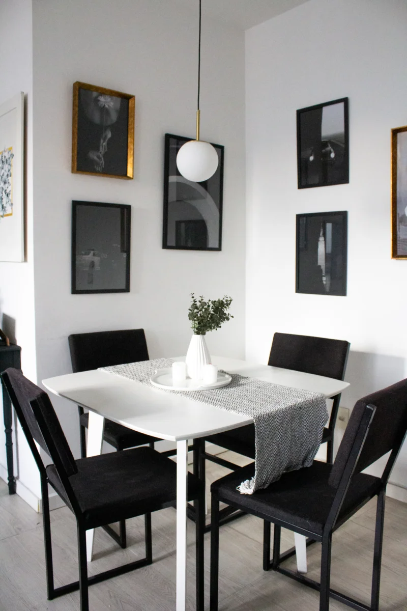 Uma sala de jantar cheia de personalidade