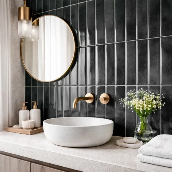 Pastilha resinada Clapboard preto